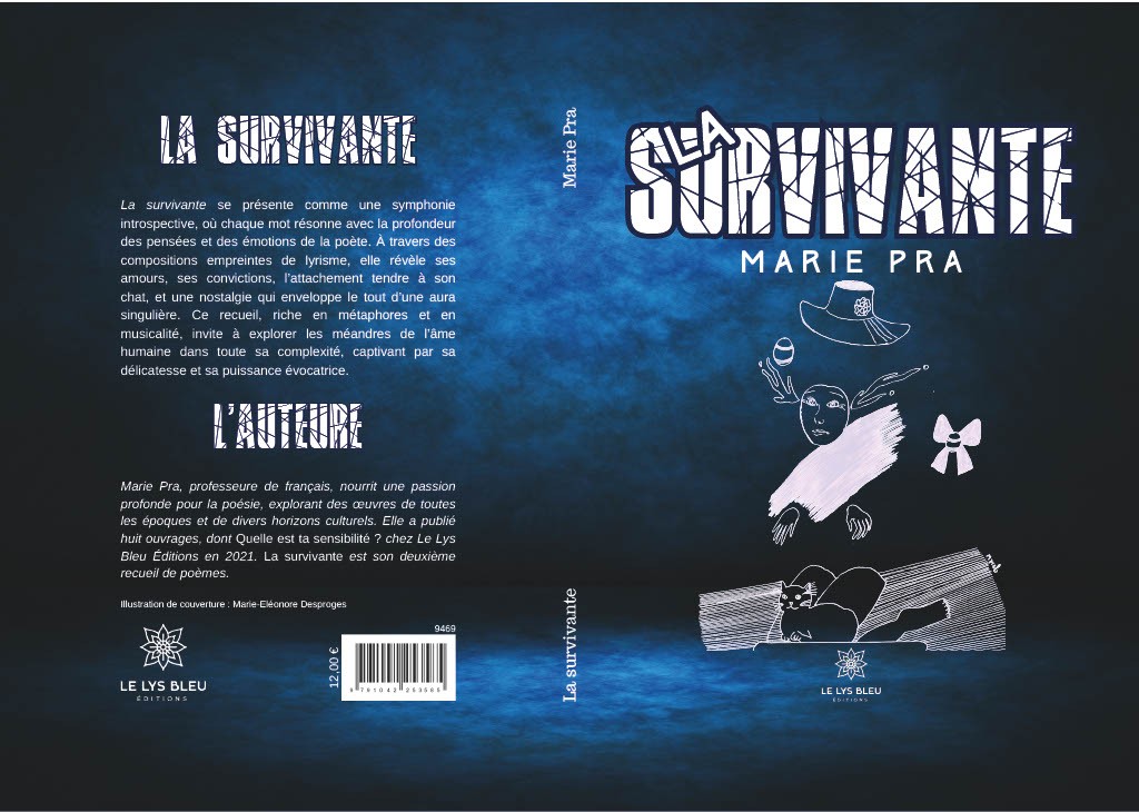 La Survivante, poèmes, Le Lys Bleu, 2024